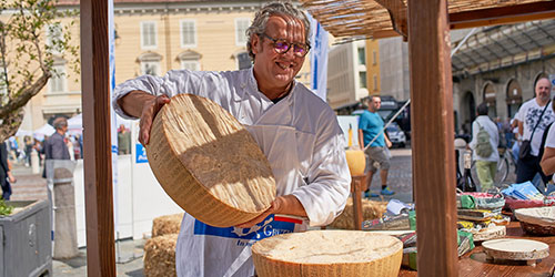 Montanari and Gruzza at the Parma Half Marathon